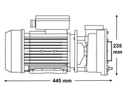 LX Vodné čerpadlo pre vírivky WP200 2,0HP (2-Speed)