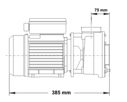 LX Vodné čerpadlo pre vírivky LP250 2,5HP