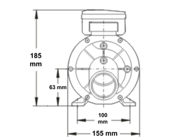 LX Cirkulačné čerpadlo pre vírivky JA50 0,50HP