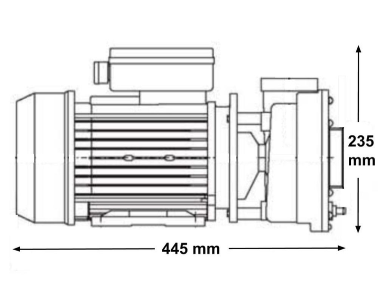 LX Vodné čerpadlo pre vírivky WP200 2,0HP (2-Speed)
