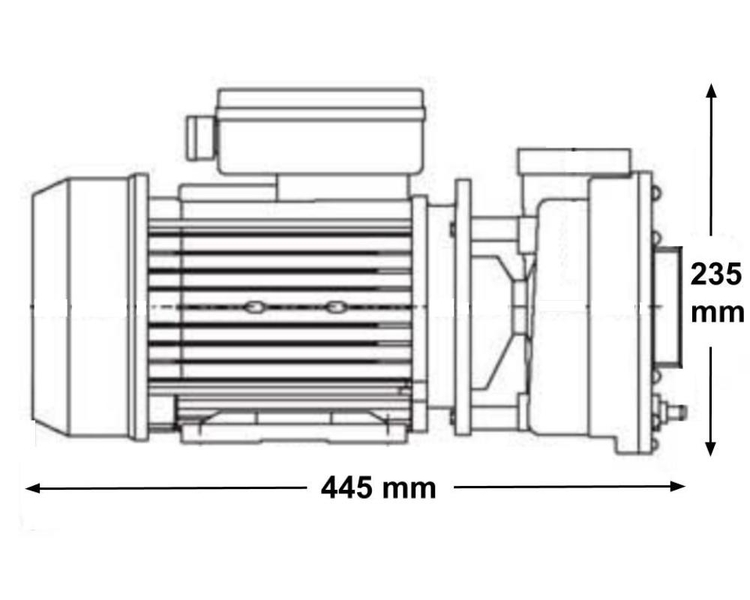 LX Vodné čerpadlo pre vírivky WP250 2,5HP (2-Speed)